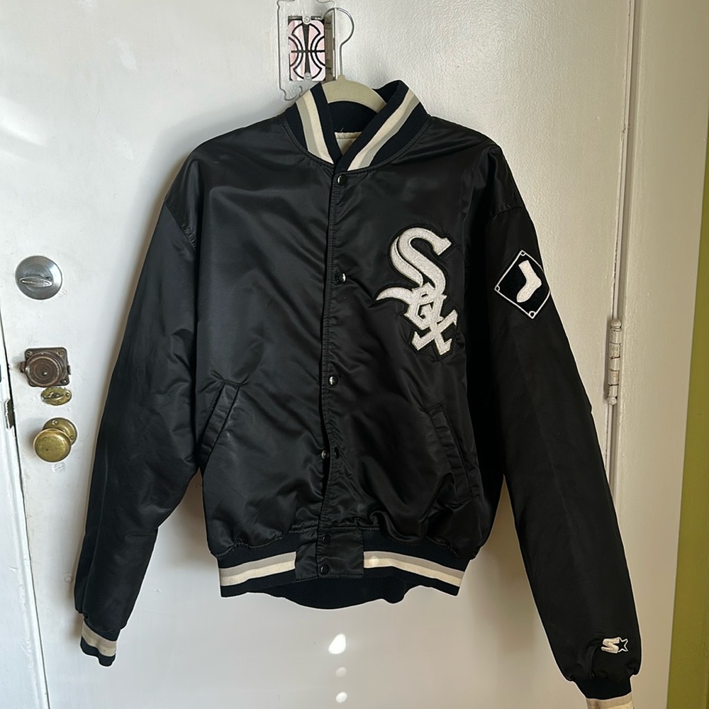 90’s Vintage White Sox Starter Jacket (XL)
